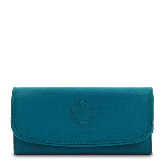 Kipling Money Land Snap Pénztárca Türkiz | HU 1789EB